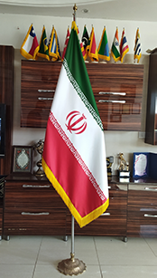 پرچم تشریفات ایران ساتن