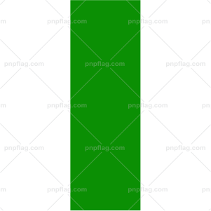 پرچم الوان بدون چاپ عمودی سبز سیدی 3 × 1