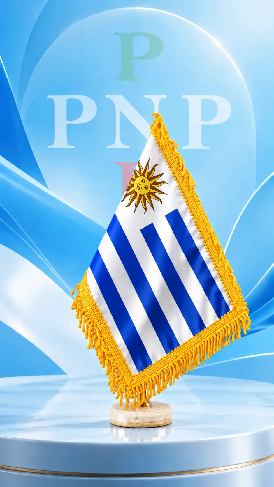 پرچم رومیزی اروگوئه